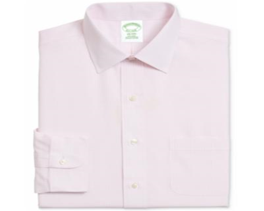 Camisa social xadrez masculina Brooks Brothers Trim Fit rosa tamanho 16,5 x 32