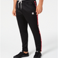 Calça de corrida masculina com listras laterais G-Star Raw, preta, tamanho GG