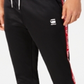 Calça de corrida masculina com listras laterais G-Star Raw, preta, tamanho GG