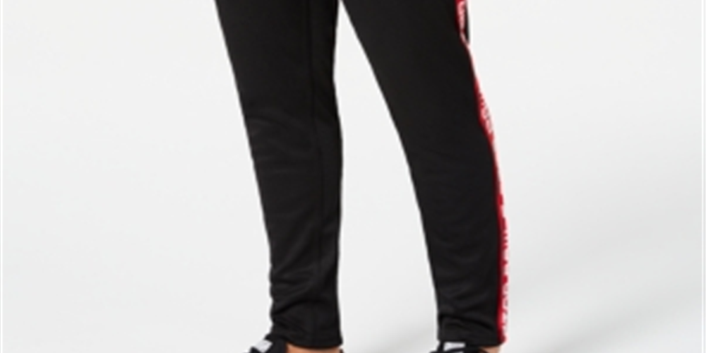 Calça de corrida masculina com listras laterais G-Star Raw, preta, tamanho GG