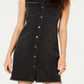 Vestido-camisa jeans feminino Style &amp; Co, preto, tamanho 8