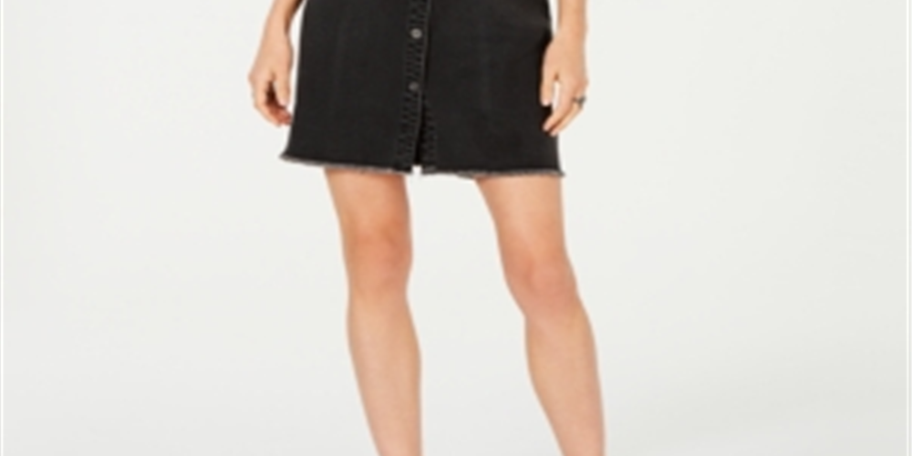 Vestido-camisa jeans feminino Style &amp; Co, preto, tamanho 8
