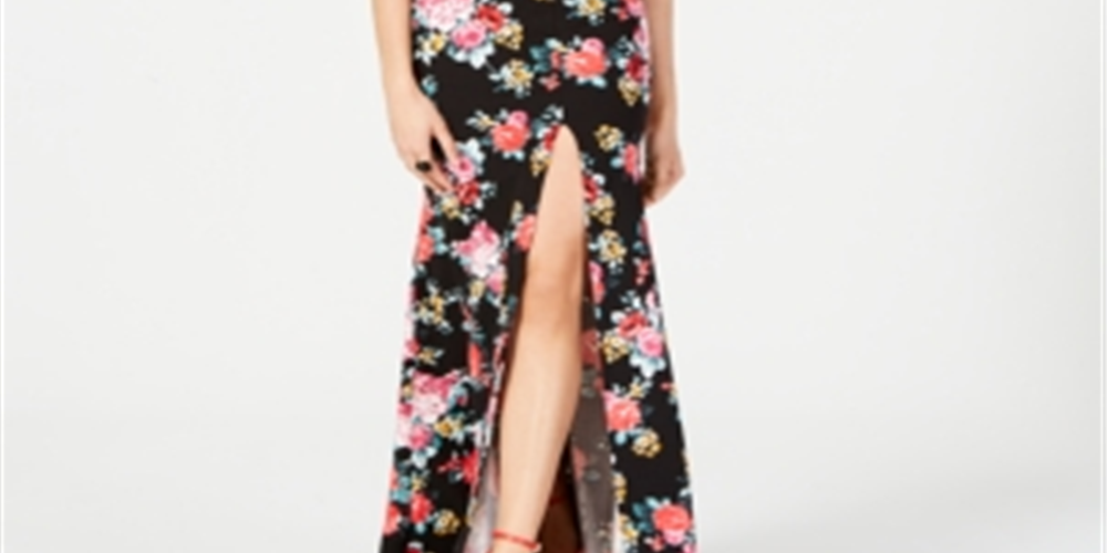 B.Darlin Top curto feminino de manga curta e ombro de fora, preto, tamanho 1/2