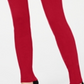 Calça skinny feminina de cintura alta INC International Concepts Glam Red 6