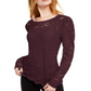 INC International Concepts Top de renda feminino vinho tamanho extrapequeno