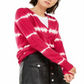 Suéter feminino de cashmere tingido com nó, rosa, tamanho pequeno, da INC International Concepts