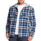 Camisa xadrez de manga comprida com botões Quiksilver masculina Moonlit Ocean, tamanho X-G