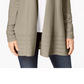 Cardigan feminino Charter Club com frente aberta, bege, tamanho pequeno
