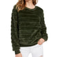 Moletom Crave Fame Junior's Faux Fur Verde Tamanho M