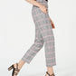 Calça xadrez feminina Bar III cinza tamanho pequeno