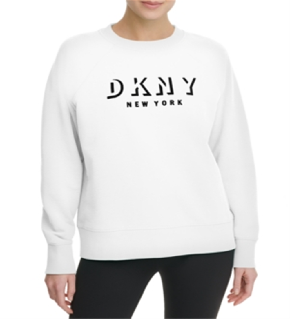 Camiseta feminina DKNY Fels branca tamanho G