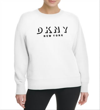 DKNY Women's Fels T-Shirt White Size L