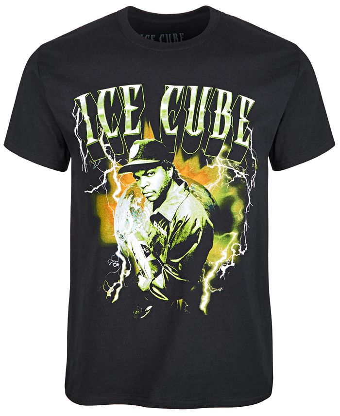 Camiseta masculina Merch Traffic Graphic Lightening Pullover preta, tamanho médio