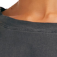 Camiseta feminina Austin Cropped manga comprida preta tamanho grande da Free People