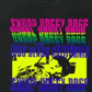 Camiseta gráfica masculina Neon Snoop Dogg preta tamanho grande