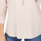 Top feminino com brilho salpicado estilo &amp; co, marrom, tamanho GG
