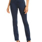 Calça jeans feminina Charter Club Denim com perna reta, azul, tamanho 10, pequena