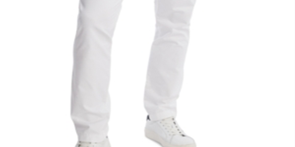 Calça Chino Tommy Hilfiger Slim Fit Caqui Masculina Branca Tamanho 36/32
