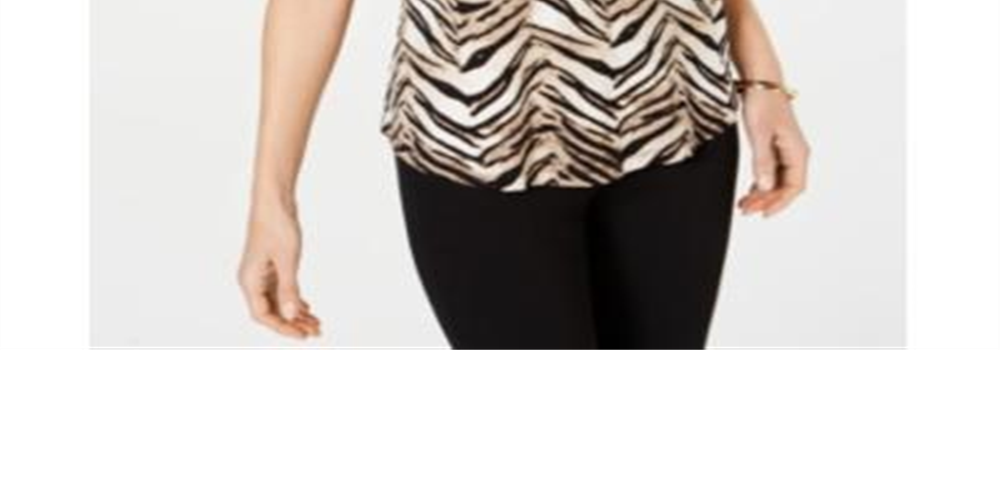 Blusa feminina estampada com decote redondo, tamanho X-S