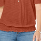 Blusa conversível ombro a ombro estilo &amp; co feminina laranja tamanho grande