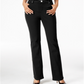 Calça jeans feminina Lee Platinum Petite Gwen reta, preta, tamanho 14 P