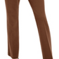 Calça feminina Bootcut com botões laterais da INC International Concepts, marrom, tamanho 8