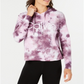 Camiseta Calvin Klein Feminina Estampada Tie-dye Roxa Tamanho Grande
