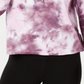 Camiseta Calvin Klein Feminina Estampada Tie-dye Roxa Tamanho Grande