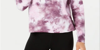 Camiseta Calvin Klein Feminina Estampada Tie-dye Roxa Tamanho Grande