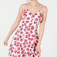B DARLIN Vestido curto feminino com zíper e alças finas e decote em V, branco, tamanho 9-10