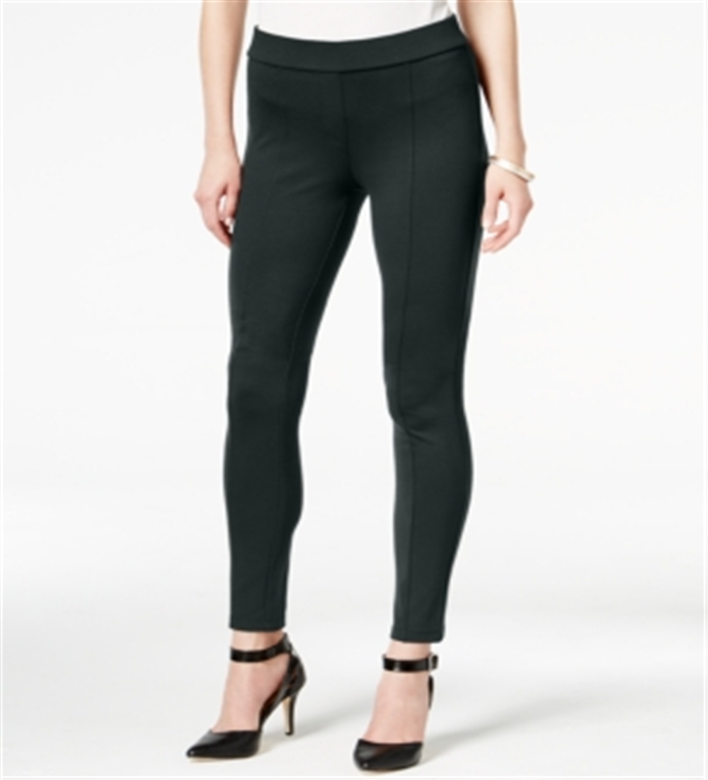 Calça skinny de malha ponte com costura feminina Style &amp; Co, cinza, tamanho pequeno P