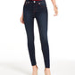 Calça jeans skinny feminina True Religion Halle Contrast Stitch, azul, tamanho 28