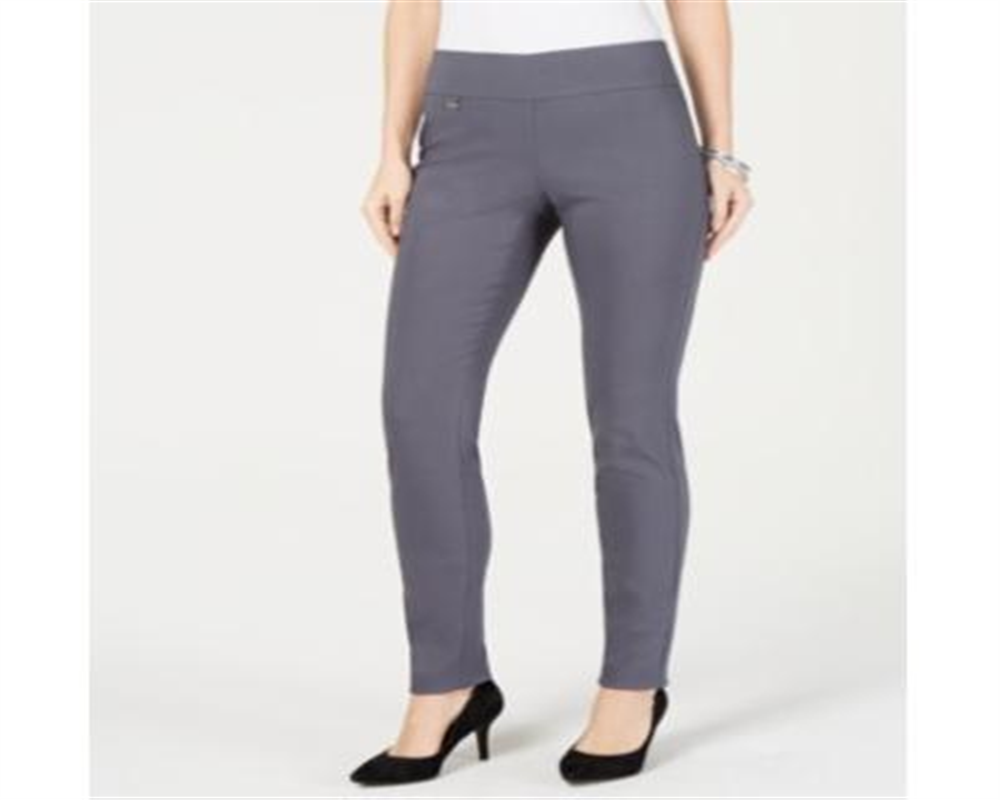 Calça skinny Alfani feminina com controle de barriga, tamanho 2, azul