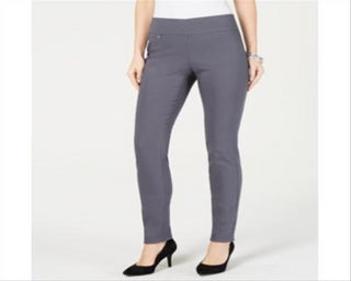 Calça skinny Alfani feminina com controle de barriga, tamanho 2, azul