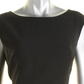 Vestido de crepe feminino Lauren Ralph Lauren com cintura baixa e comprimento para o trabalho, preto, tamanho 2