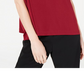 Blusa feminina Alfani com manga dolman e gola alta, verde, tamanho pequeno e grande