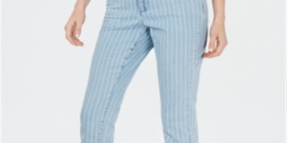 Calça jeans skinny feminina Charter Club Bristol Tummy Control, azul, tamanho 12