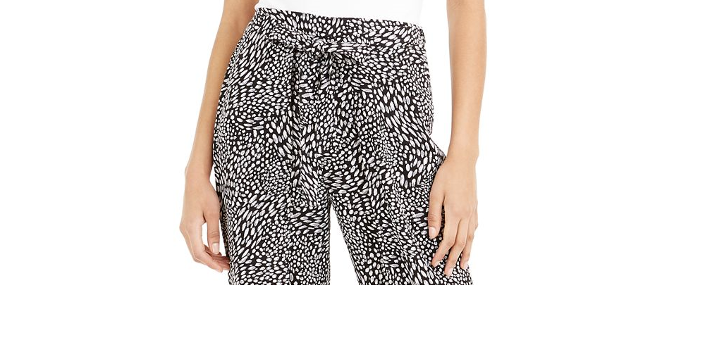 Blusa feminina Bar III com decote em V e manga curta, branca, tamanho XX-G