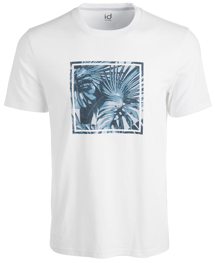 Camiseta clássica masculina de manga curta com estampa gráfica Ideology, tamanho X-G