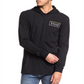 Moletom com capuz Quiksilver Clued Up Masculino Preto Tamanho Grande