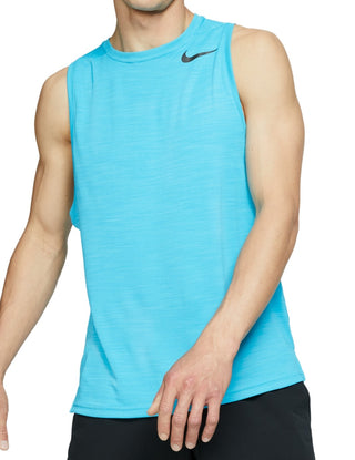 Camiseta Nike Activewear Masculina Dri Fit Superset Training Tank Azul Tamanho XX-G