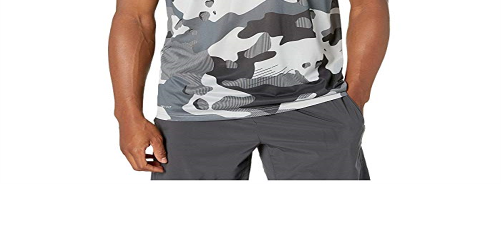 Camiseta Nike Dri-fit Camo Training Masculina Cinza Tamanho P