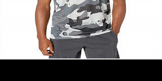 Camiseta Nike Dri-fit Camo Training Masculina Cinza Tamanho P