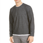 Camiseta masculina Alfani com estampa em camadas - Cinza, tamanho XXX-G