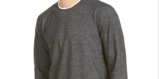 Camiseta masculina Alfani com estampa em camadas - Cinza, tamanho XXX-G