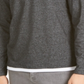 Camiseta masculina Alfani com estampa em camadas - Cinza, tamanho XXX-G