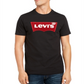 Camiseta Levi's Masculina Ironstone Logo Chenille Graphic Preta Tamanho Médio