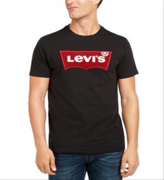 Levi's Men's Ironstone Logo Chenille Graphic T-Shirt Black  Size Medium