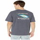 Camisetas Quiksilver Parisian Night Heath Brotype Crewneck Masculinas - Cinza Tamanho XX-G