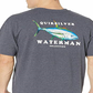Camisetas Quiksilver Parisian Night Heath Brotype Crewneck Masculinas - Cinza Tamanho XX-G